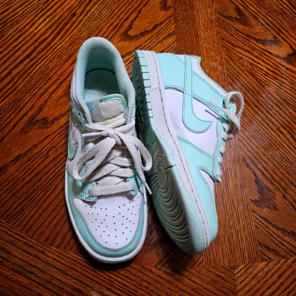 Nike Mint Dunks Big Girls